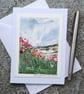 Buttercups. Blank Card. Handpainted. Paper Art. Easter Gift