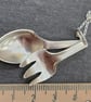 Upcycled sugar tongs pendant - Image 3