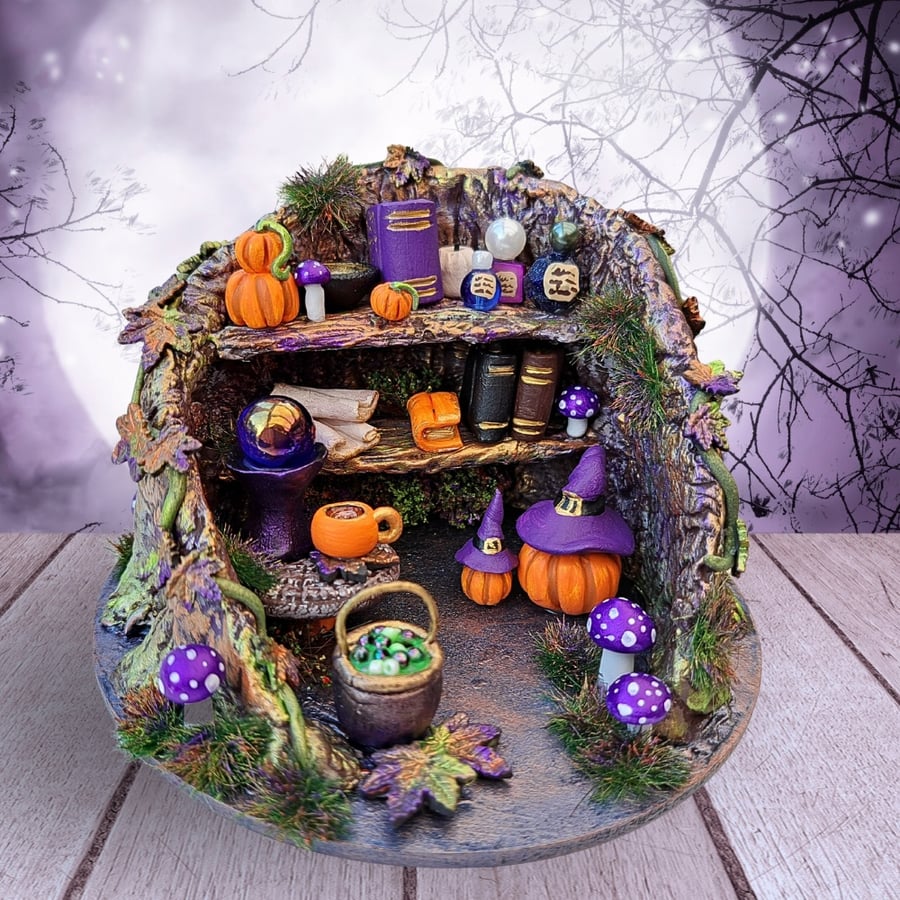 Miniature Halloween Witchy  Decoration