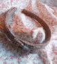 cute wool check hairband alice band no h18