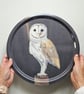 Barn Owl melamine tray, Country House Style, Luxury Wildlife Gift