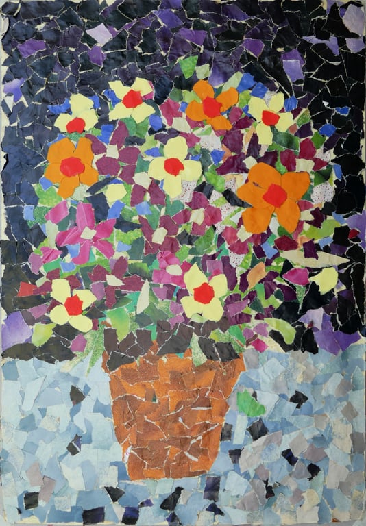 Flower Power - Collage - Made in Yorkshire