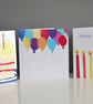 Bright Balloons Blank or Birthday or Celebration Card - Image 4