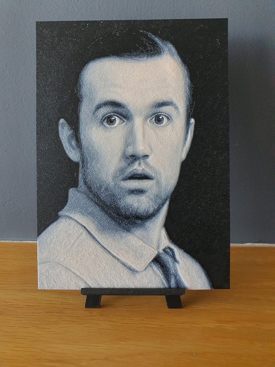 Mac Its Always Sunny Hueforge Portrait 3D Printed Artwork Print