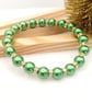 Pearl Bracelet - Christmas Bauble Inspired Pearl Bracelet - Festive Jewellery