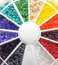 1800 Opaque Miyuki Size 11 Rocaille Seed Beads in a 12 Colour Wheel - Image 2