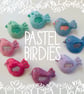 Pastel Birdie Felt Brooch 