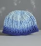 Crocheted Ocean Ripple Beanie Hat - Image 7