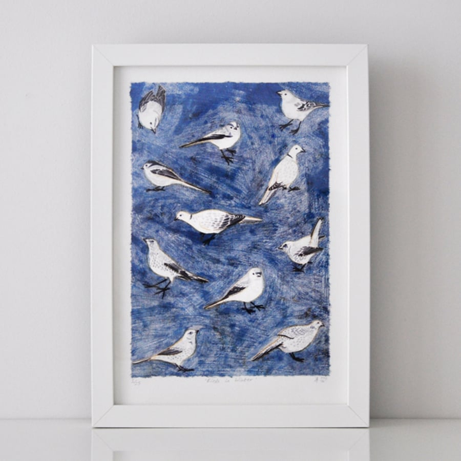 Fine Art Giclee Print - County and Garden Birds - Unframed