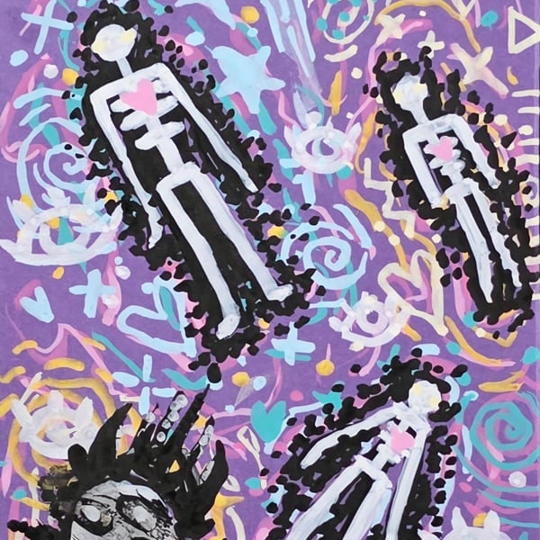 Floating through the aether - Surreal Series 1 - ACEO
