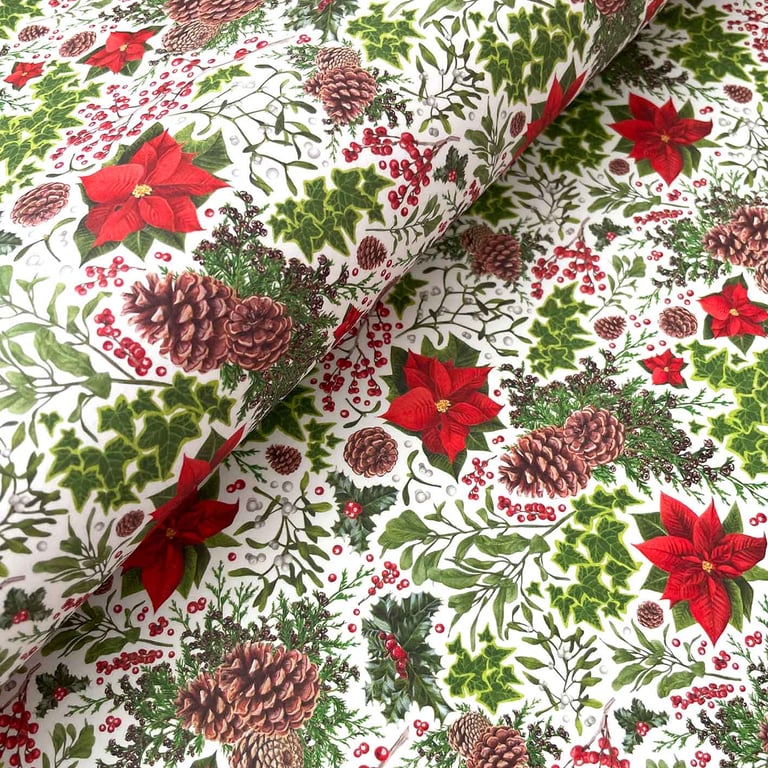 Under the Mistletoe Single Sheet Christmas Wrap & Tag (Matching Card)