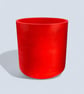 Large Statement Round Red Plant Pot - 19 cm Indoor Planter - Image 7