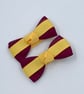 School Itty Bitty Wine and Yellow Gold on Clips (pair) - Image 1