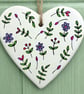 Hanging ceramic Heart