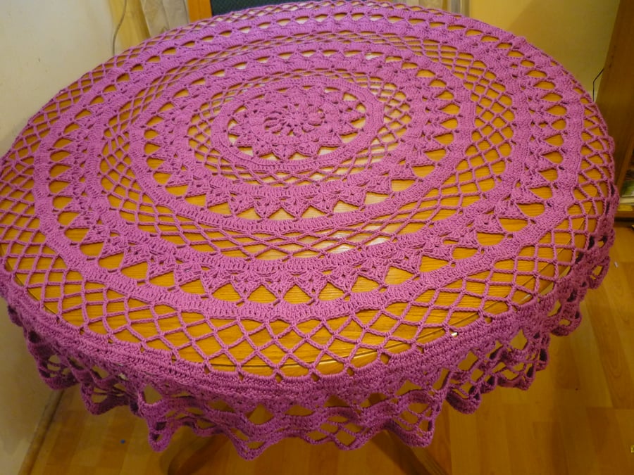 Hand crochet Tablecloth