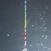 30mm crystal ball sun-catcher in chakra colours