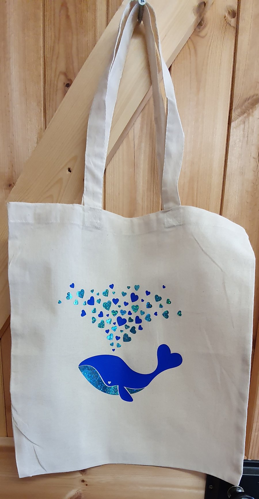 Cotton Tote Bag - Whale