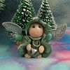 Christmas Flurrier Gnome 'Celena' Season's Herald OOAK Sculpt by Ann Galvin