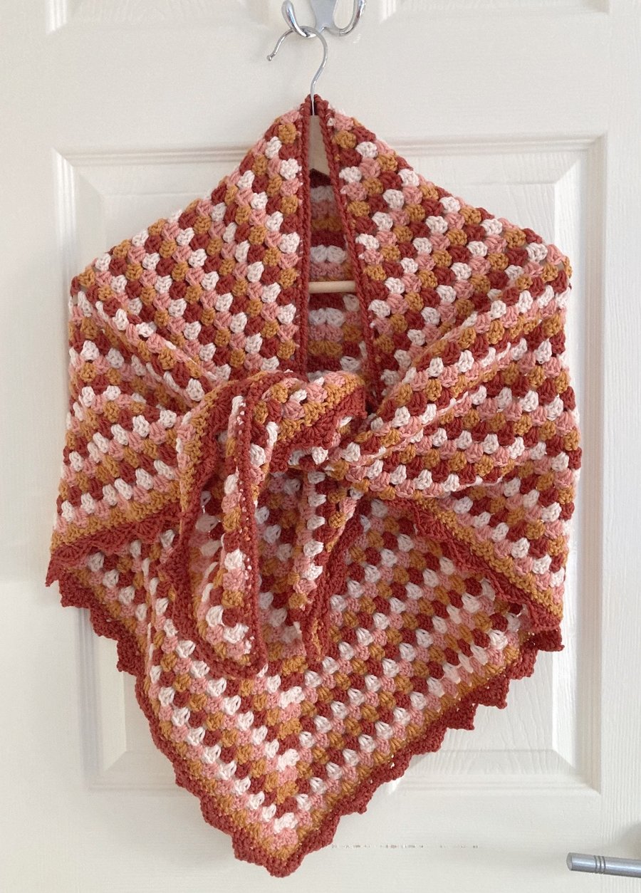 The Autumn Shawl - Merino Wool Wrap