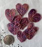 9 Free Motion Embroidery Heart Organza Embellishments Card Making Textiles - Image 7