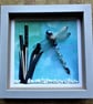 Azure Hawker Beaded Dragonfly Box Frame - Image 1