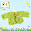 Pistachio Green Cropped Cardigan 