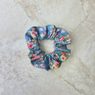 Two handmade cotton fabric scrunchies