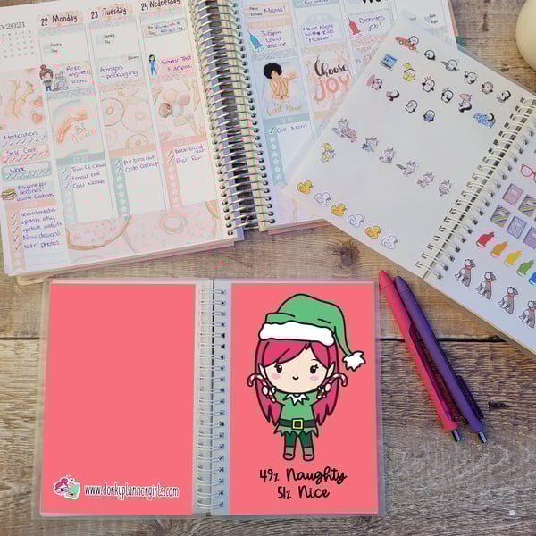 Christmas Lily Reusable Sticker Book - SB011