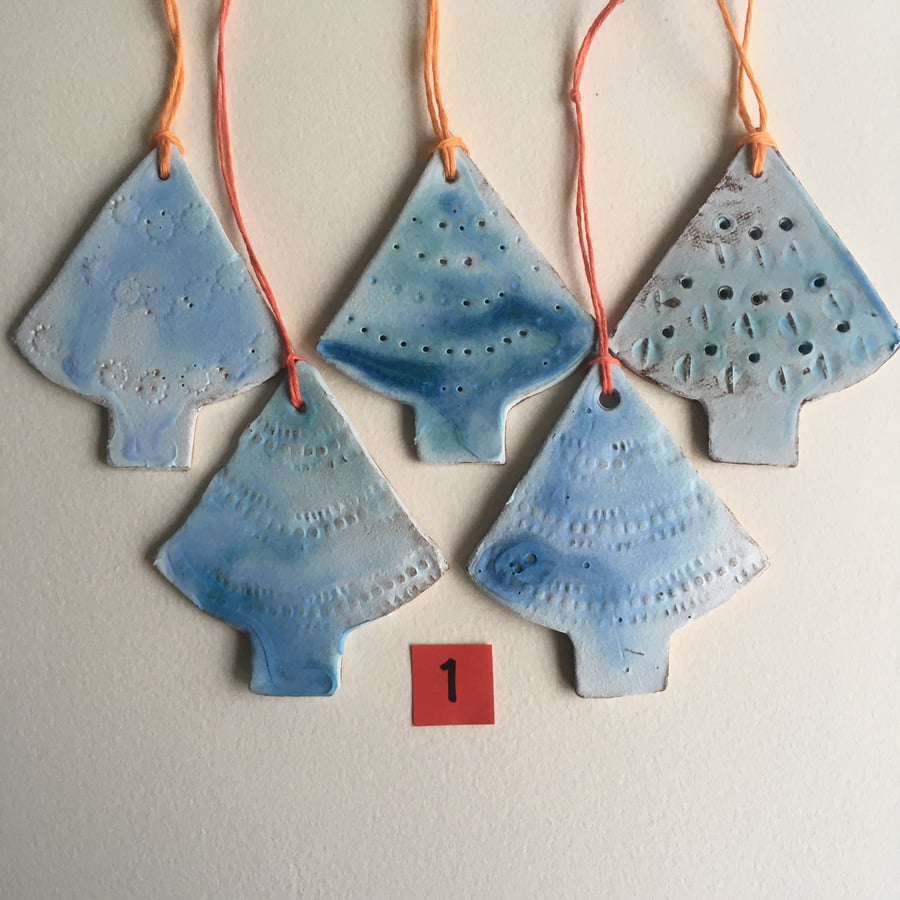 Ceramic Tree Decorations