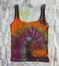 Tie dye cotton vest top (M 12-14) - Image 1
