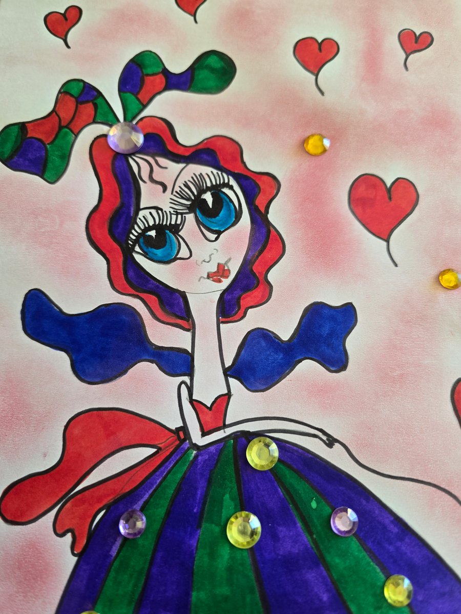 Valentine Fae Drawing 