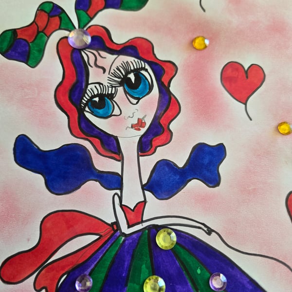 Valentine Fae Drawing 