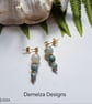 Burmese Jadeite Gold Vermeil Stud Earrings - Image 3