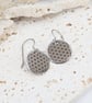 Sacred Geometry dangle earrings - Hypoallergenic titanium ear wires  - Image 1