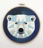 Embroidery Kit - Polar Bear Embroidery Kit, Hand Embroidery - Image 4