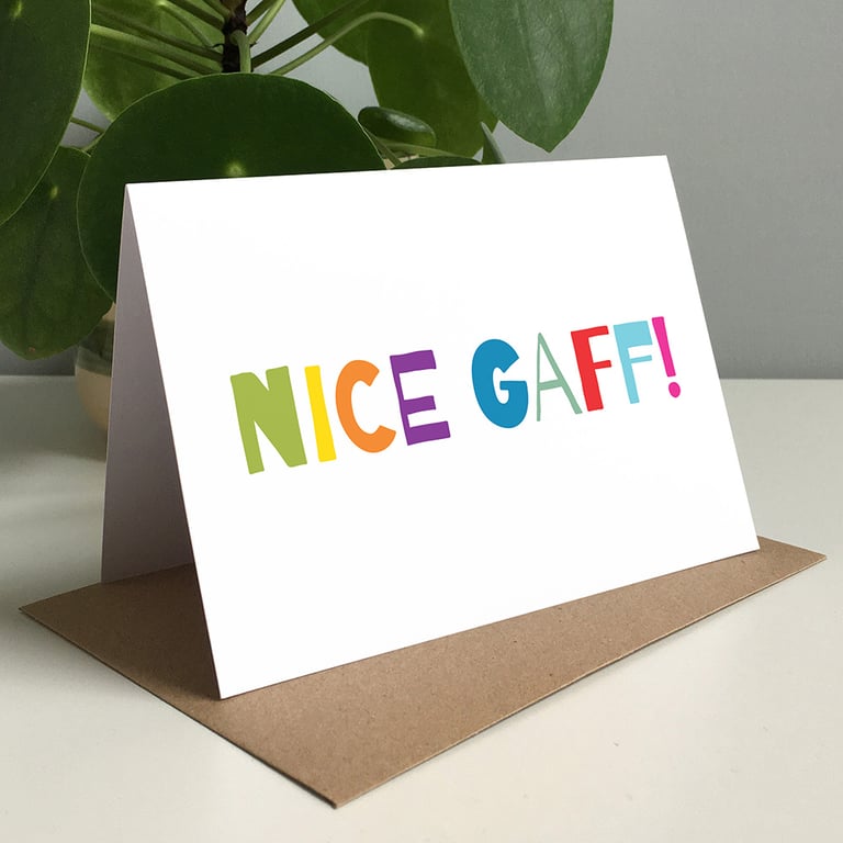 Nice Gaff - New Home Greeting Card