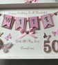 Personalised Handmade Wife Birthday Card Gift Boxed Any Age Mum 30 40 50 60 70 