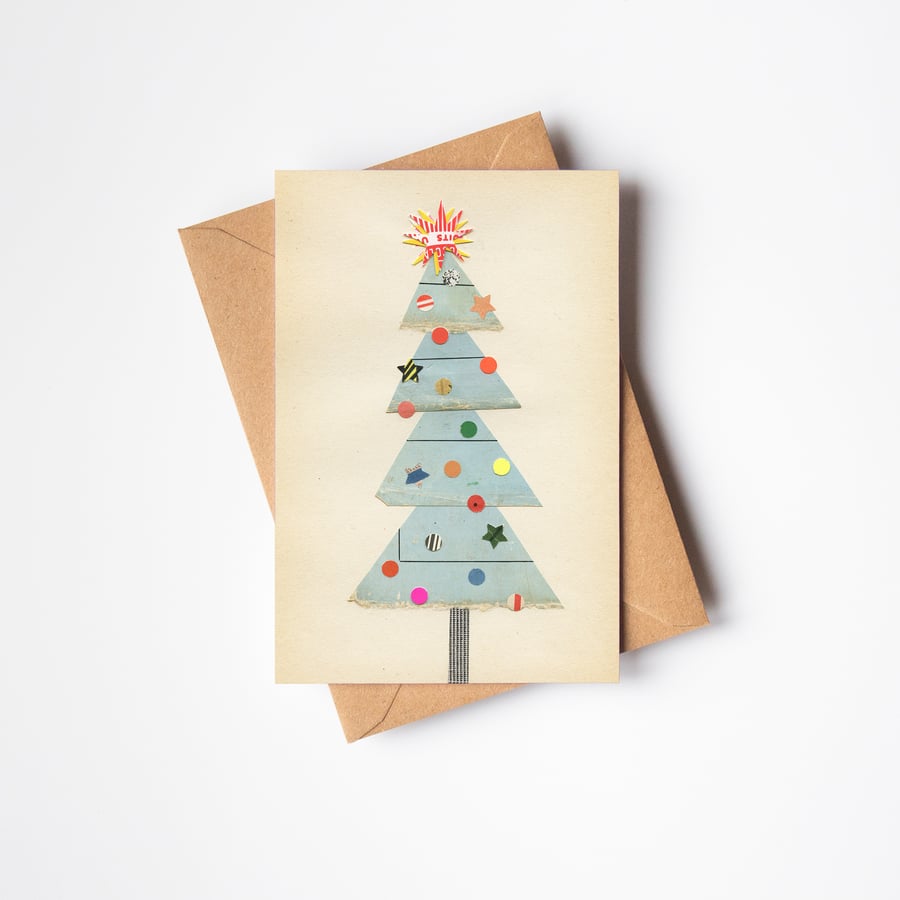 Christmas Tree Greeting Card - The Brightest Star