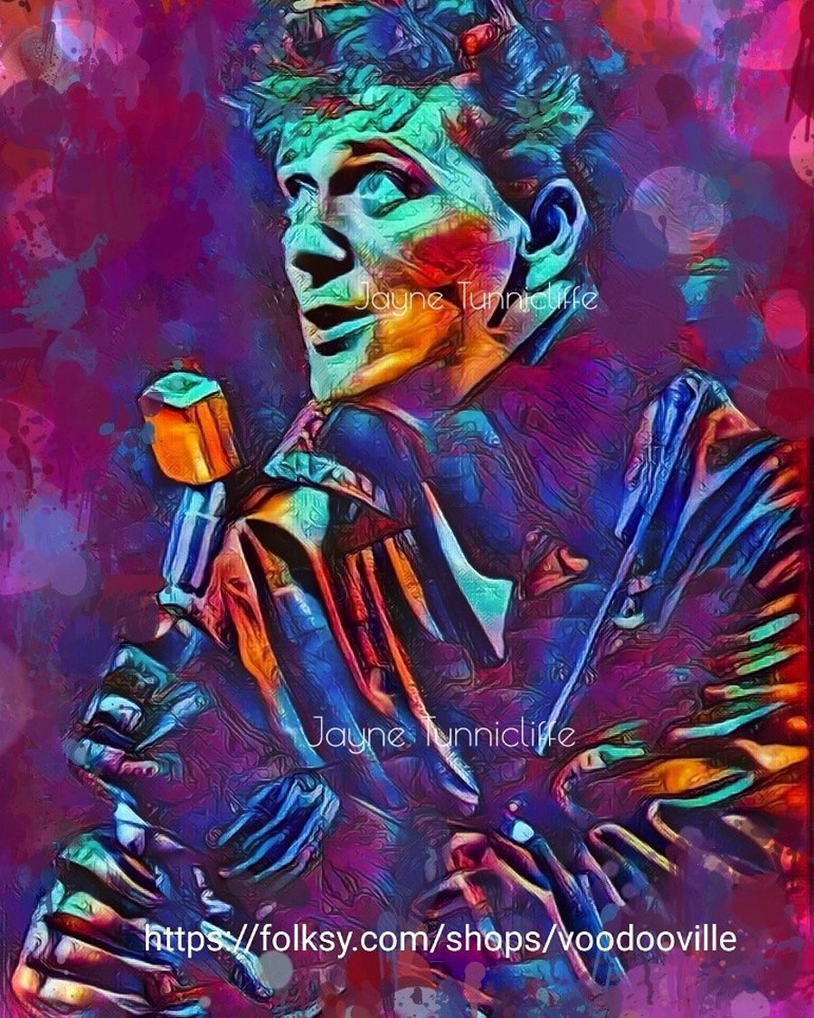 Gene Vincent 11 x 8 inches art print - Ain't That Too Much