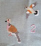 Twelve Days of Christmas, Wall-hanging, cot blanket, hand embroidered - Image 9