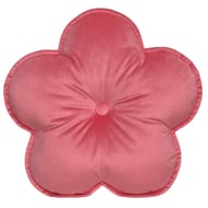 Flamingo Pink Velvet Flower Shaped Cushion Decorative Throw Pillow Nursery Decor