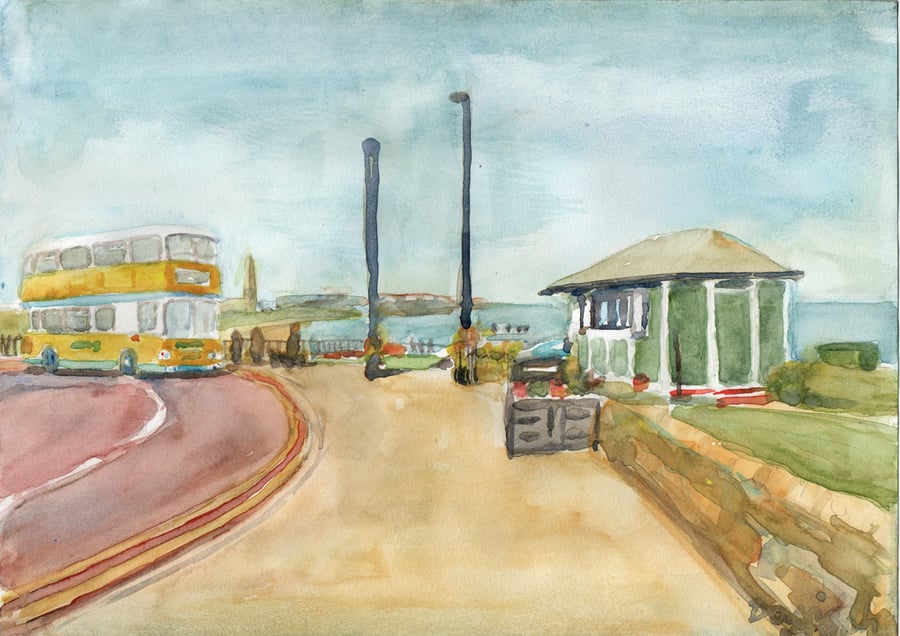 Ice Cream Kiosk at Tynemouth print