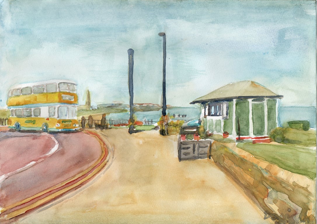 Ice Cream Kiosk at Tynemouth print