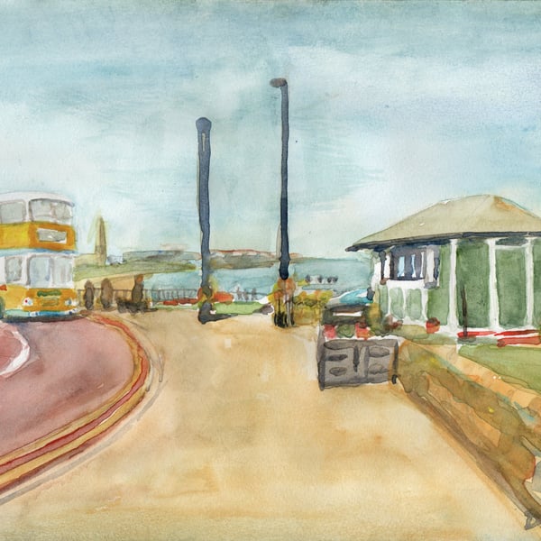 Ice Cream Kiosk at Tynemouth print