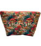 Mushroom Project Bag - Zipped Craft Bag - Handmade by Molly Felicity Designs