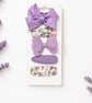 Set of 5 Lilac Girls Hair Clips