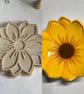 Sunflower ring dish cutter approx 3.5 inch