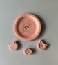Essential Oil Diffuser - Clay Paw Dish with Aroma Stones - Image 2