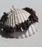 Red Tigers Eye Crystal Gemstone Beaded Chakra Bracelet "Monarch" - Image 2