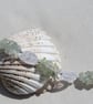 Green Prehnite & Crackled Clear Quartz Gemstone Beaded Bracelet "Apple Dew" - Image 3